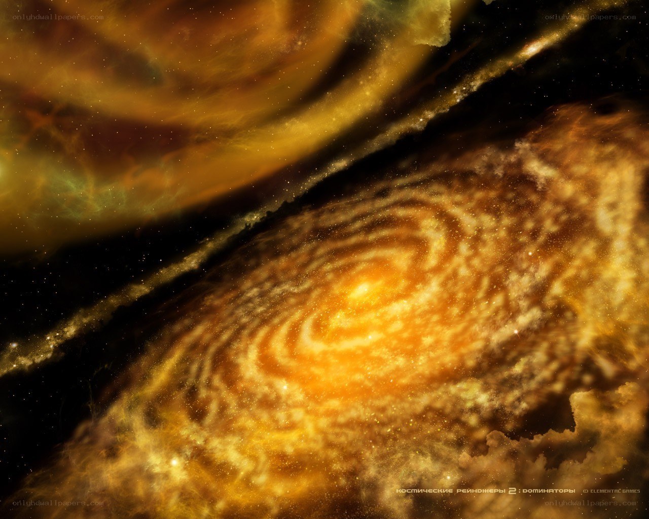 Cosmic Spiral Galaxy