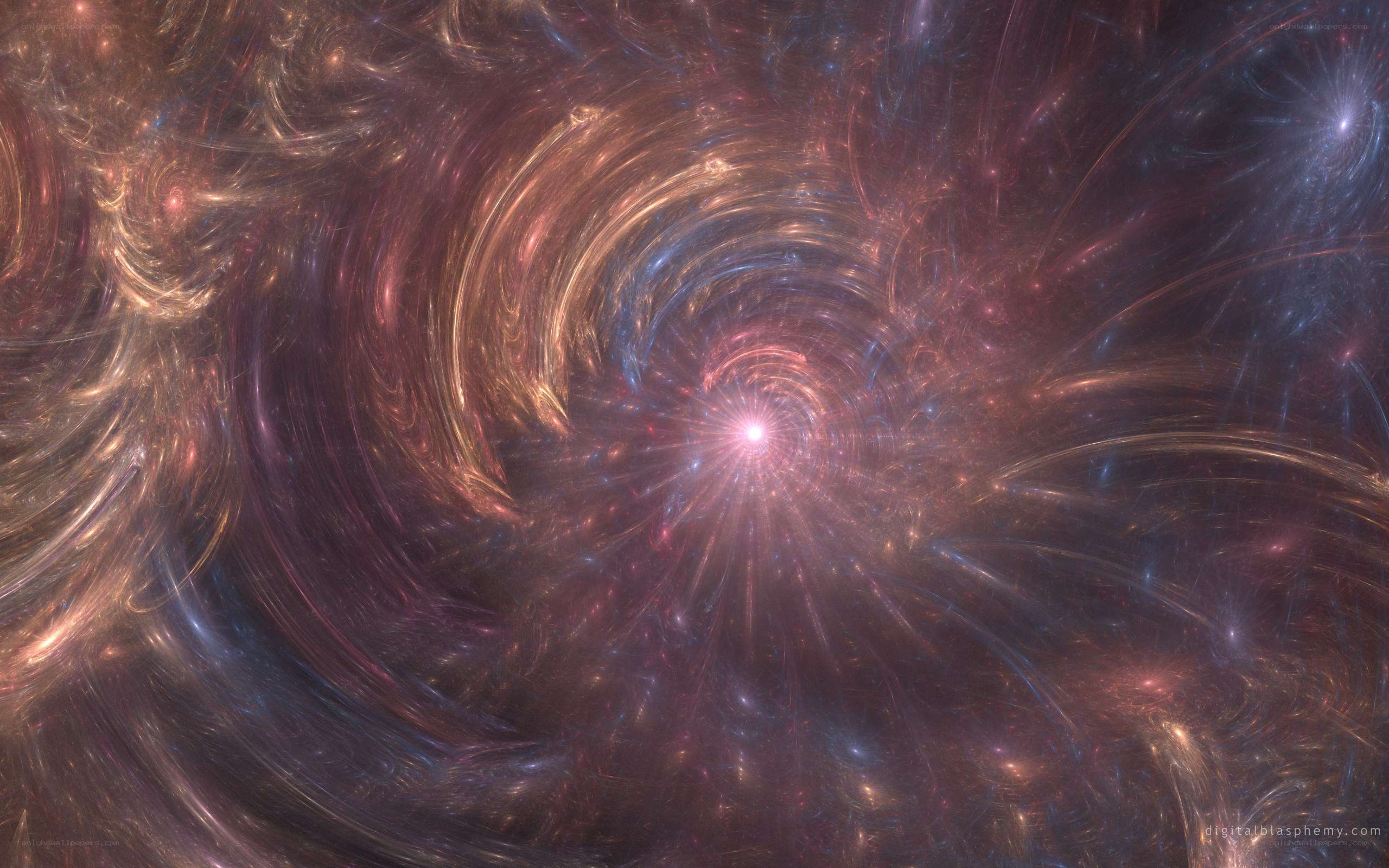 cosmic spiral nebula