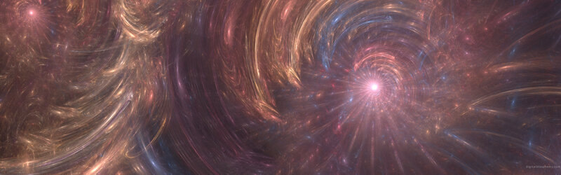 Cosmic spiral nebula