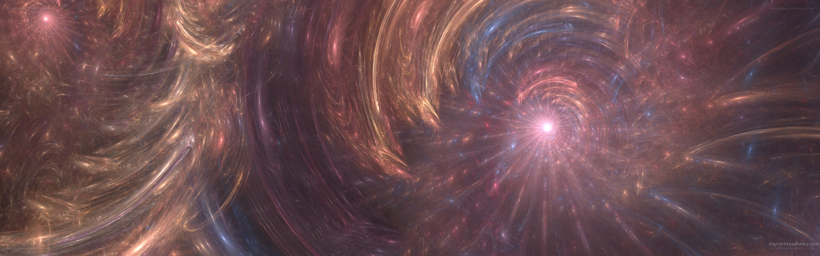Cosmic spiral nebula
