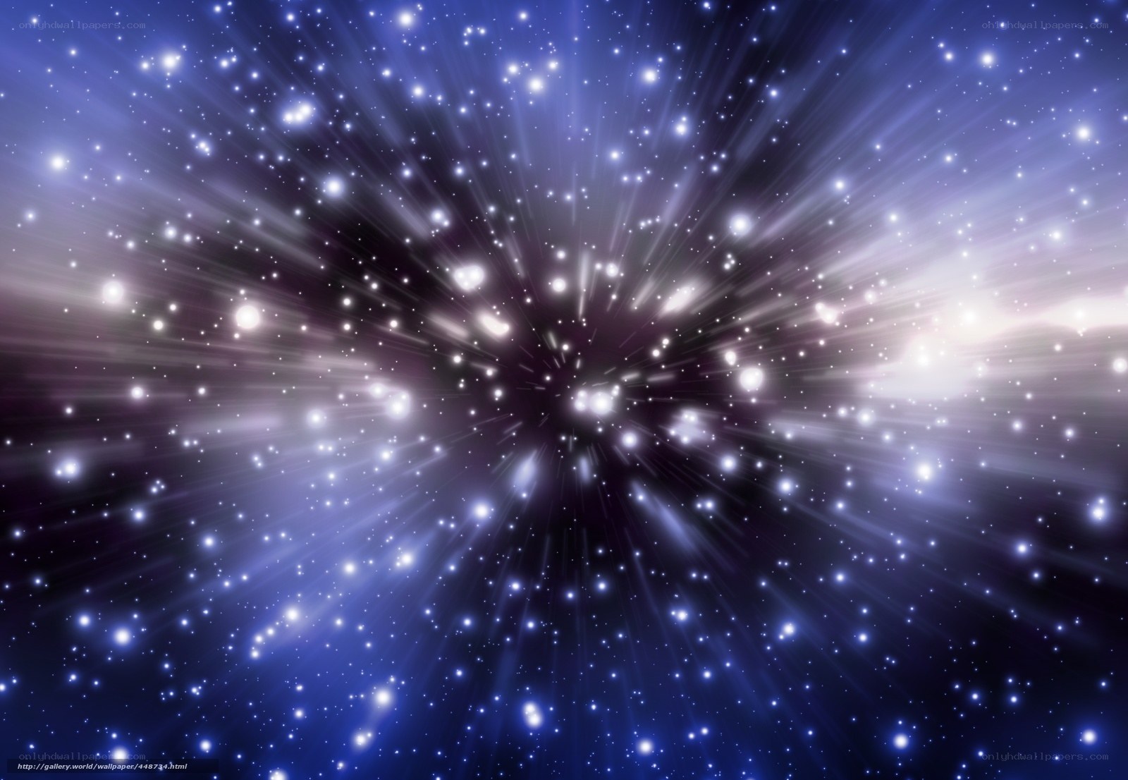 Cosmic starburst explosion