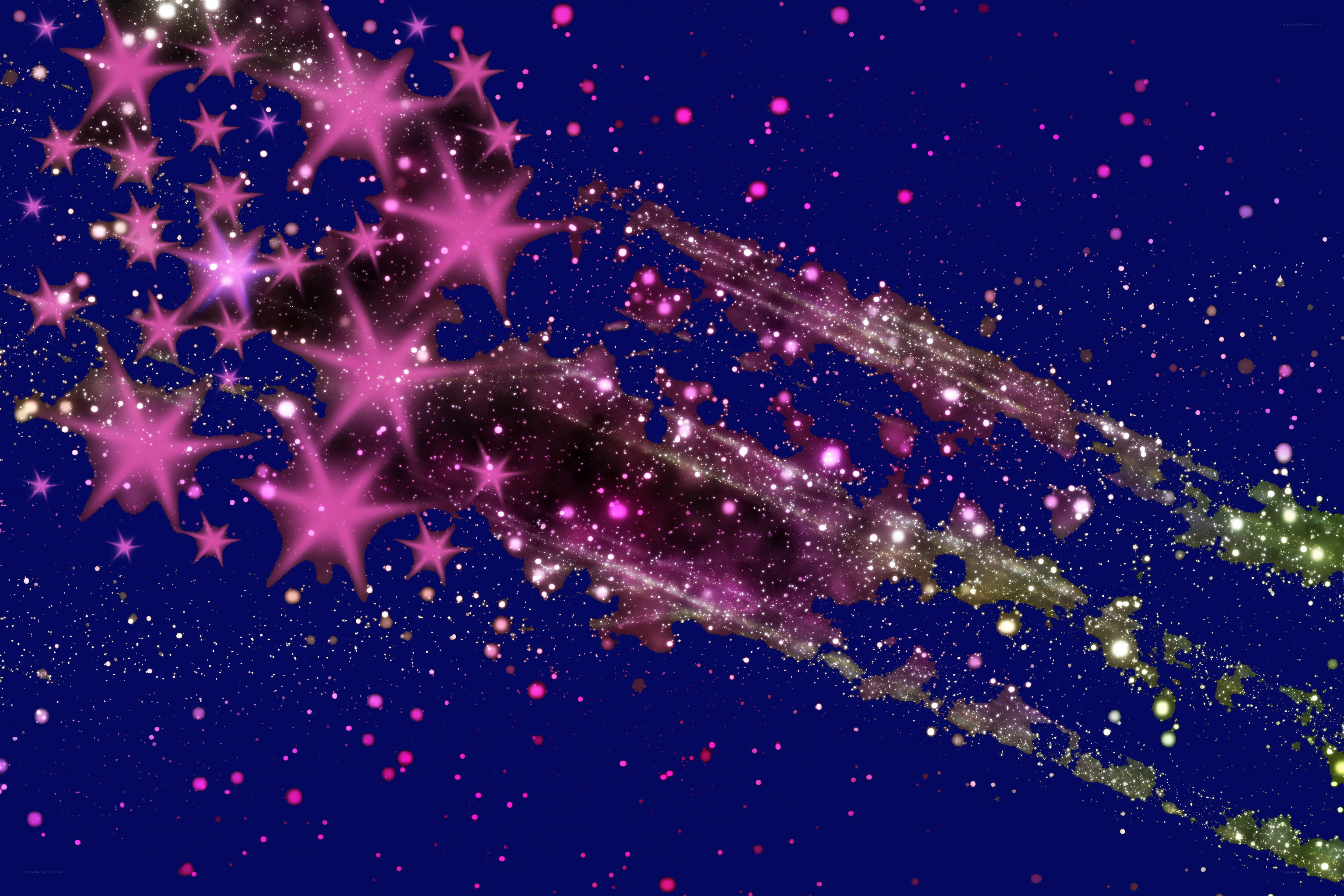 Cosmic starburst in deep space
