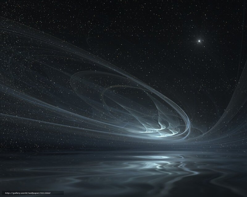 Cosmic swirl over water