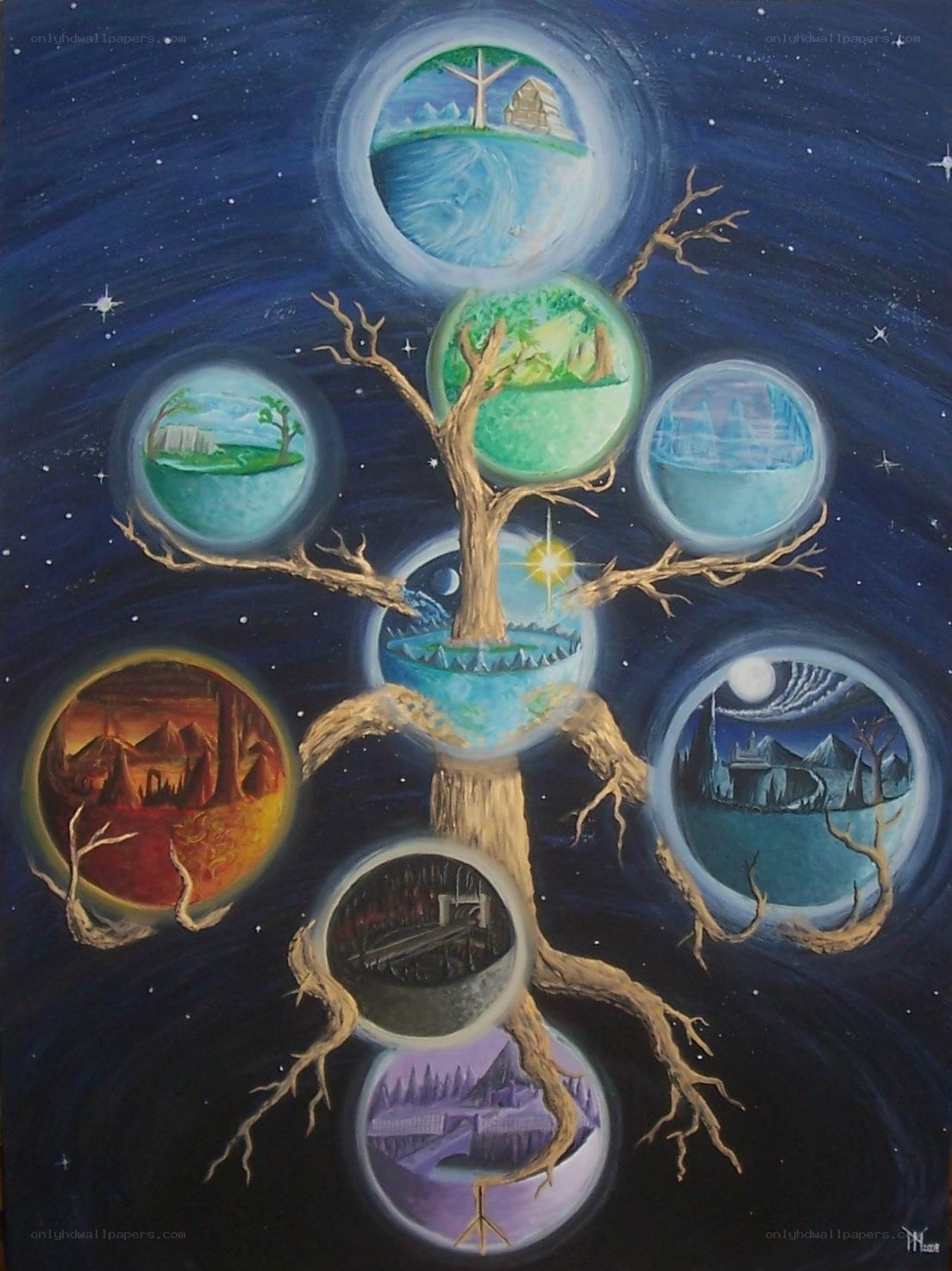 Cosmic Tree of Worlds