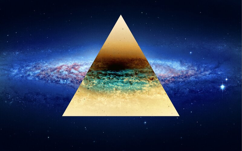 Cosmic Triangle Art
