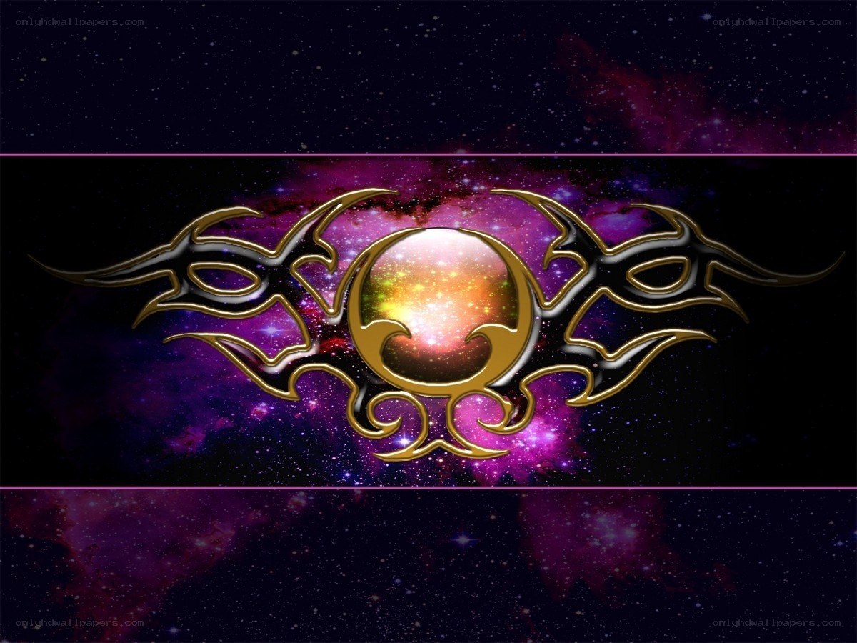 cosmic tribal emblem