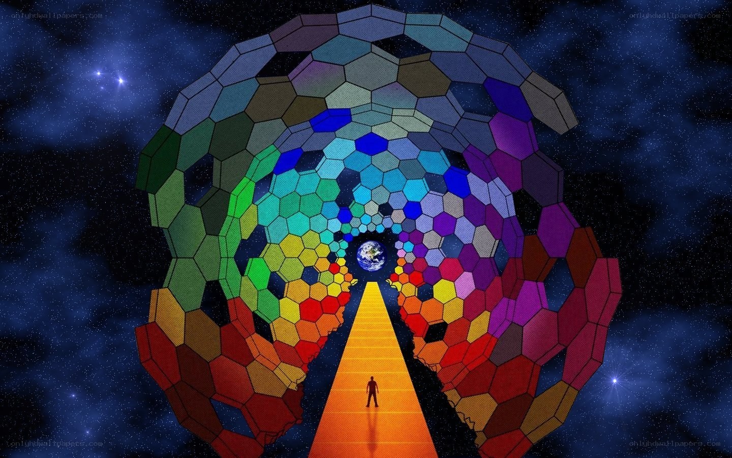 cosmic tunnel to earth