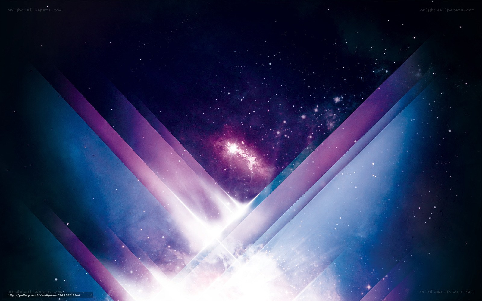 Cosmic V Shape Design