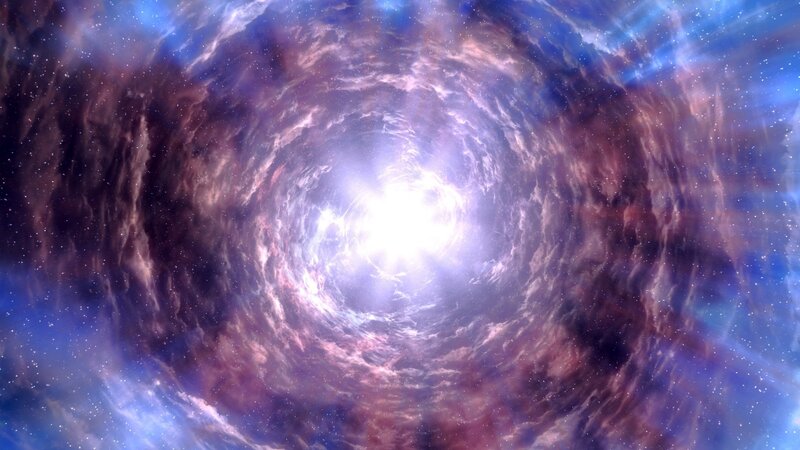 Cosmic Vortex — Blue