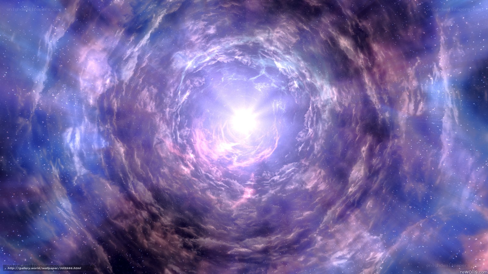 Cosmic vortex with starlight