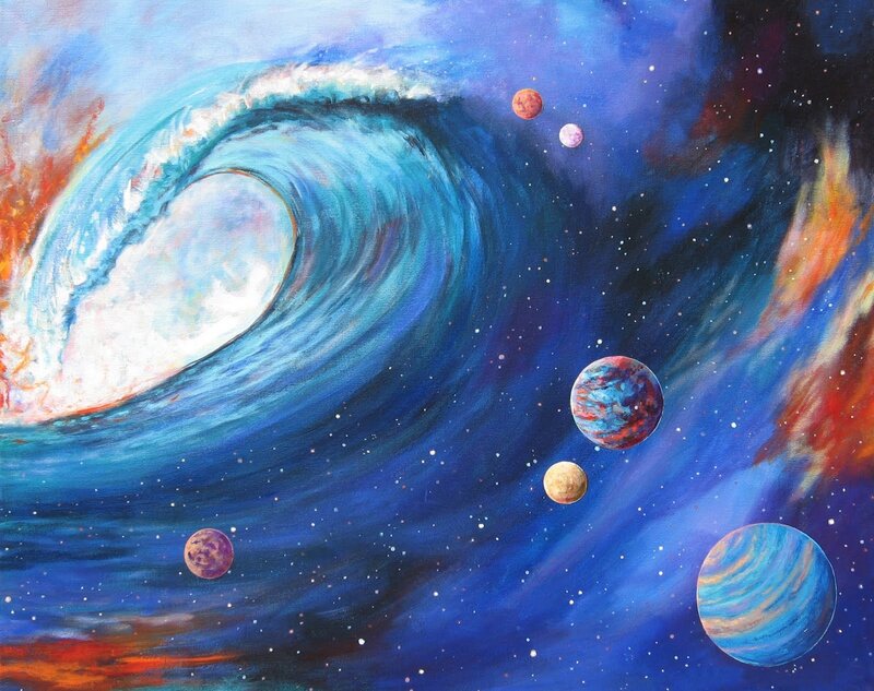 Cosmic Wave with Planets
