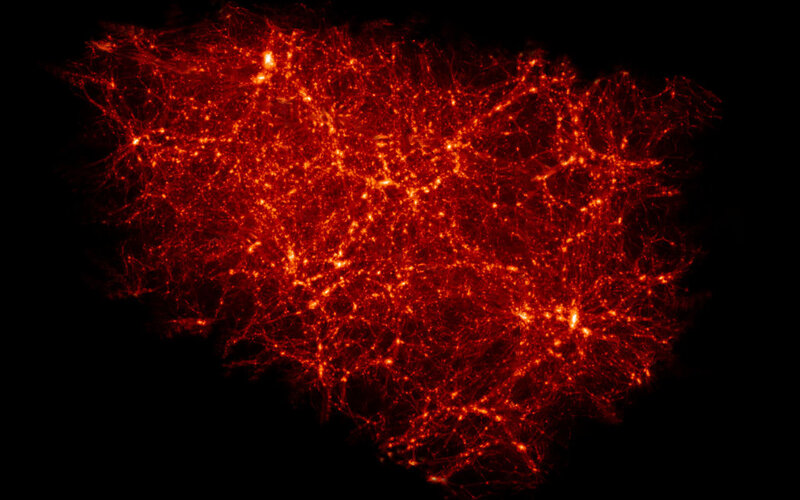 Cosmic web of galaxies