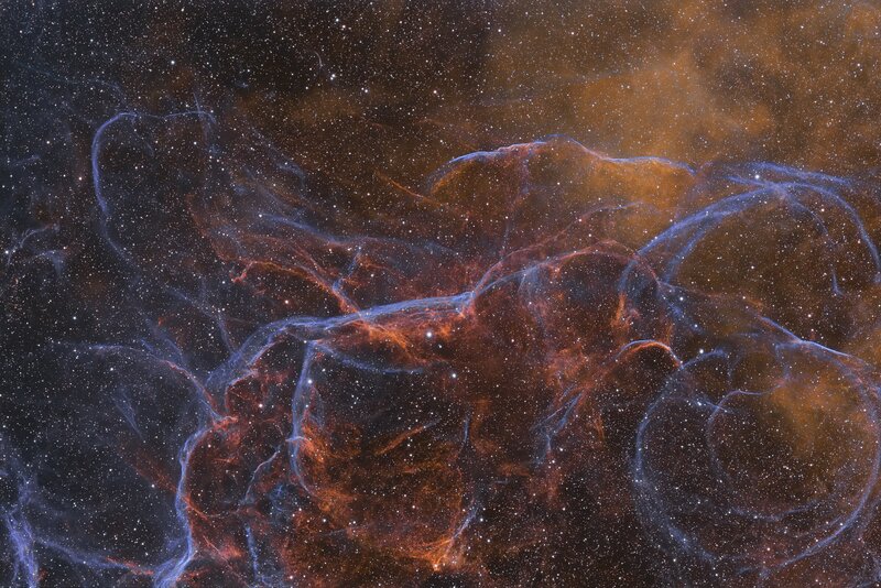 Cosmic web of gas and stars