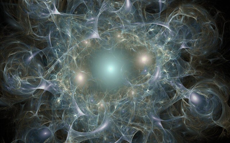 Cosmic web of light and energy