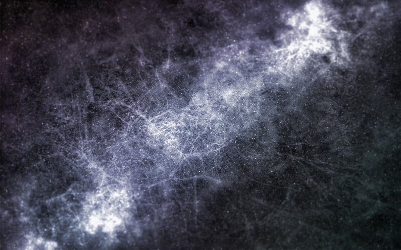 Cosmic Web Structure — Black