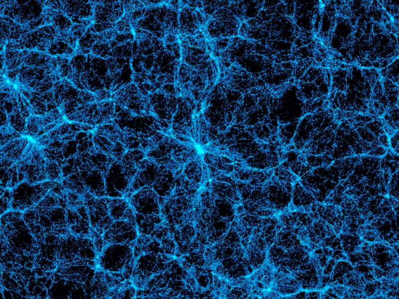 Cosmic Web Structure — Blue