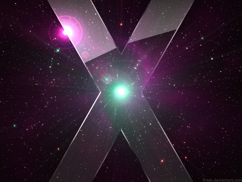 Cosmic X logo design