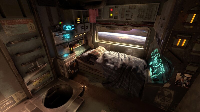 Cosmonaut's Sleeping Quarters
