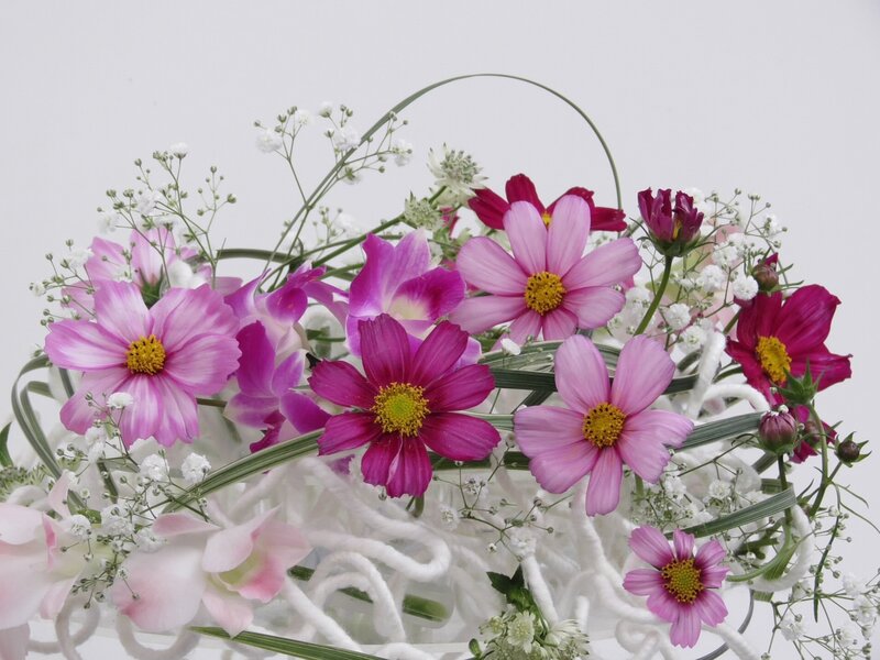 Cosmos Flower Arrangement