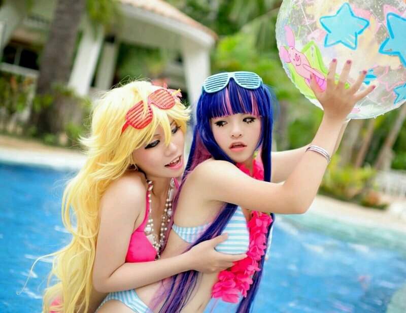 Cosplay at the pool