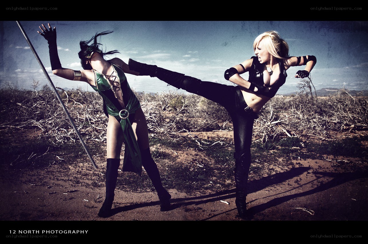 cosplay martial arts duel
