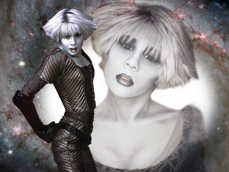 cosplay of a futuristic character