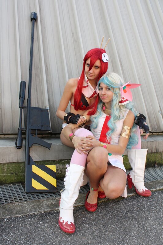 cosplay of two anime characters