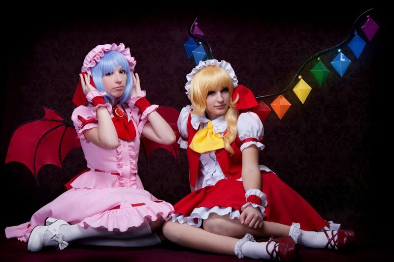 Cosplay of two anime characters