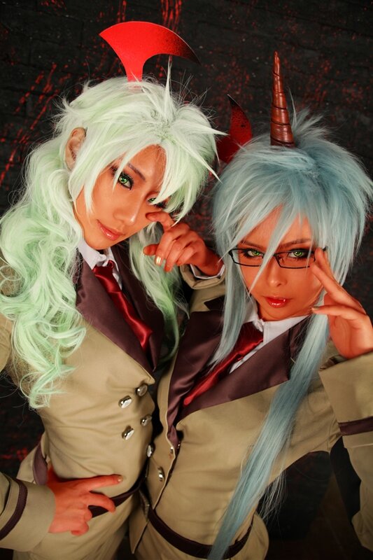cosplay of two anime characters