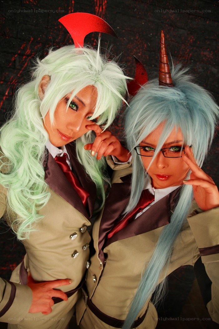 cosplay of two anime characters