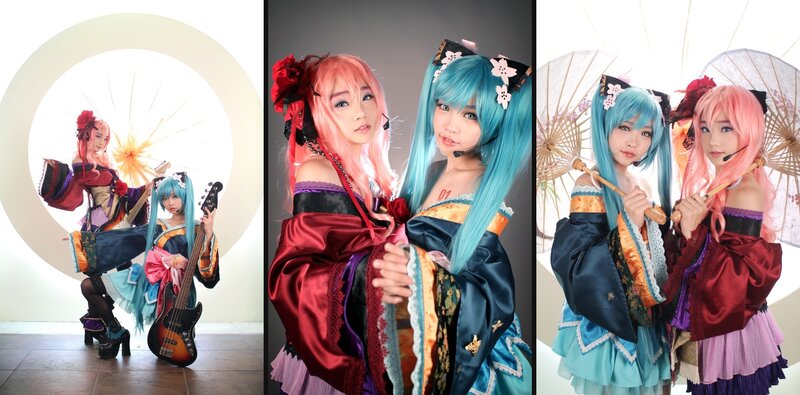 cosplay of vocaloid characters