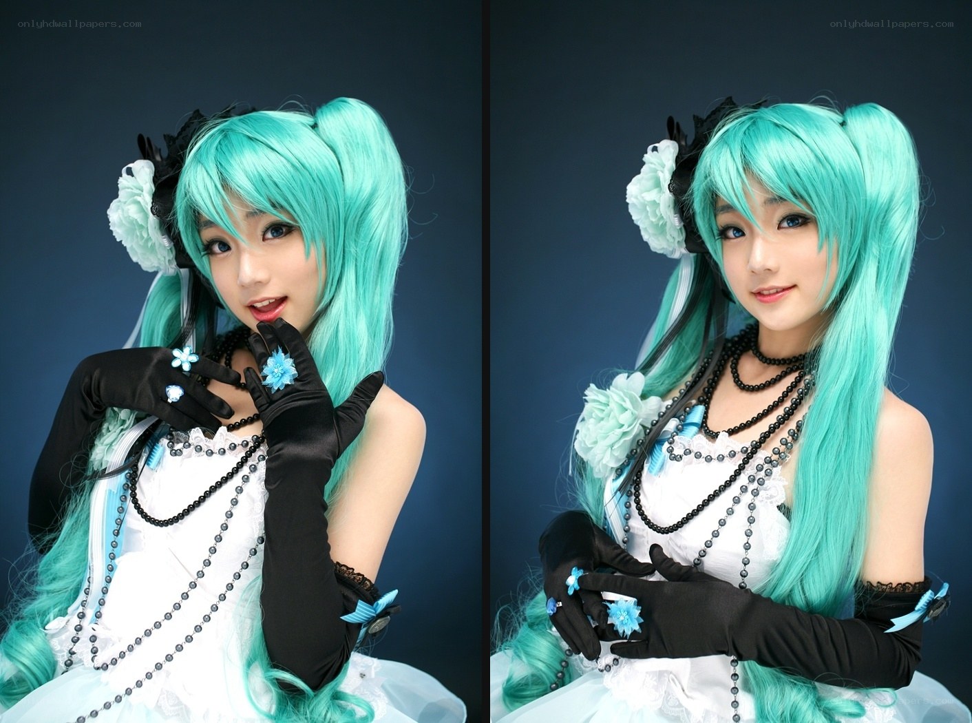 cosplayer as vocaloid character