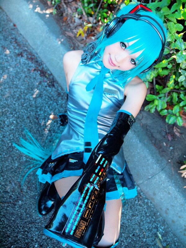 cosplayer as vocaloid character