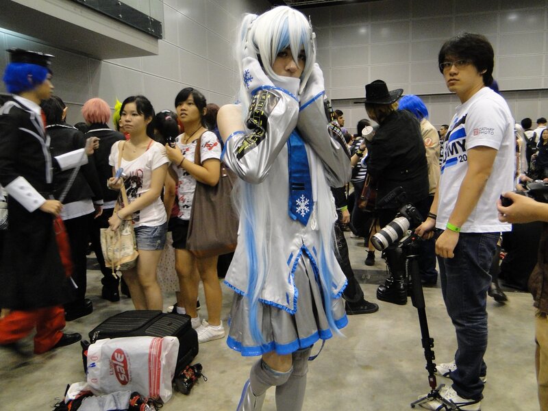 Cosplayer at a convention