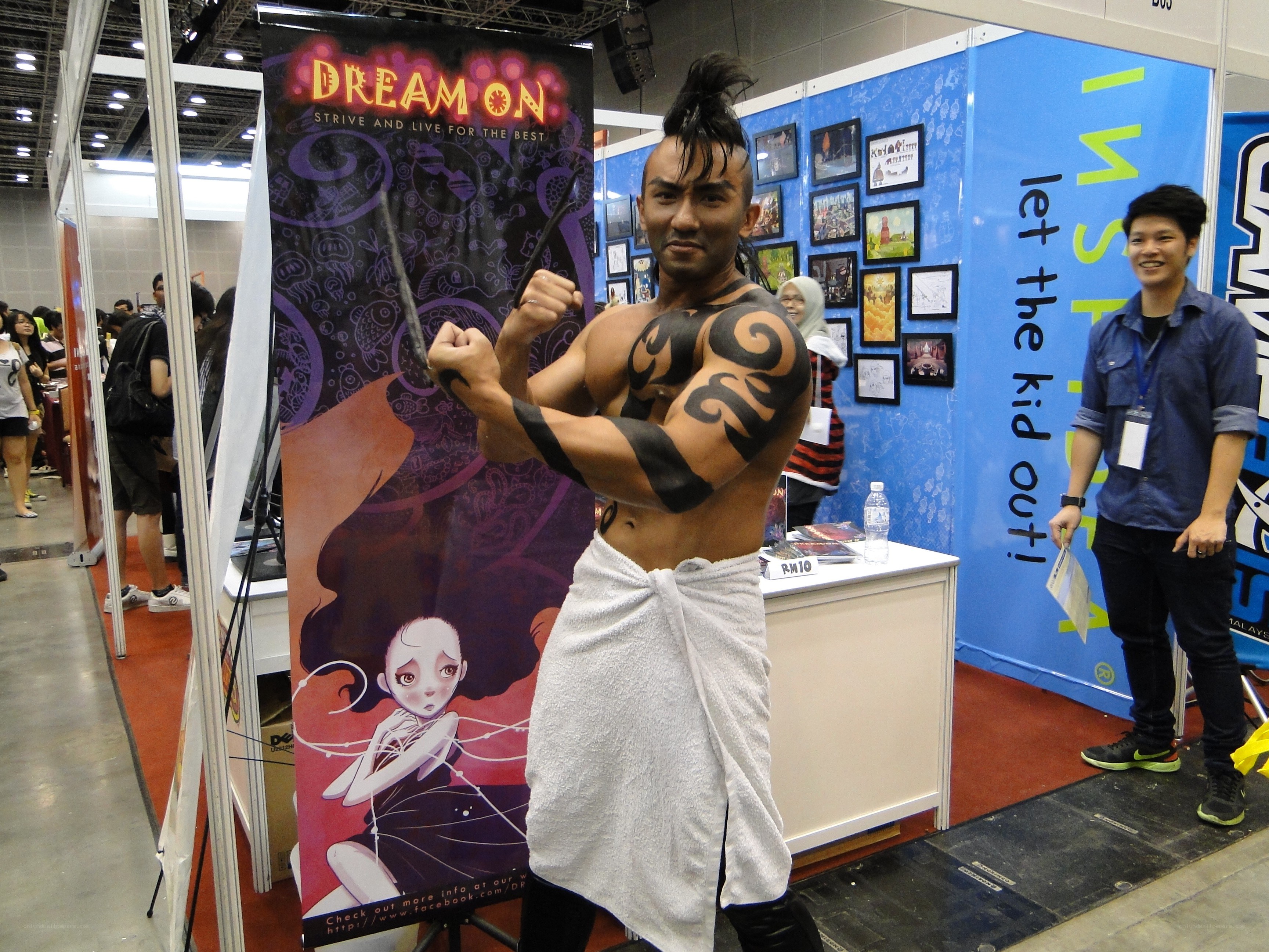 Cosplayer at anime convention