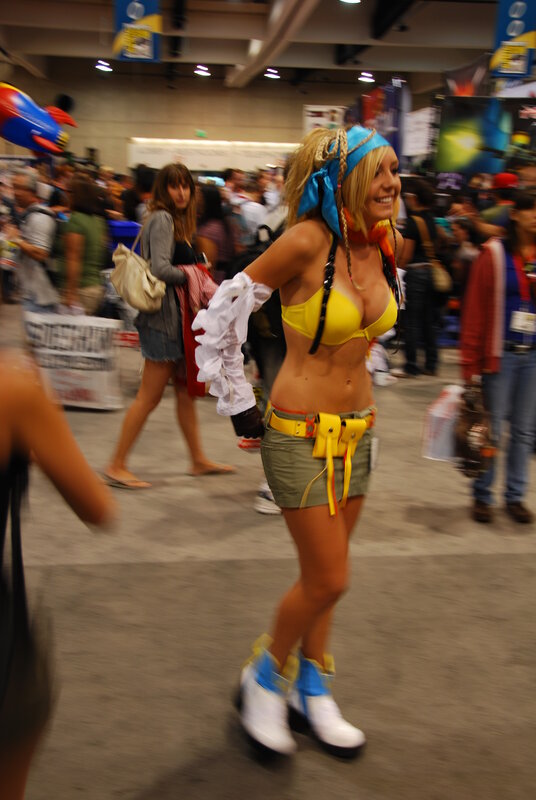cosplayer at convention