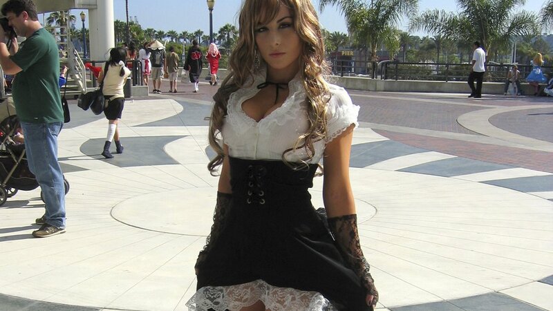 cosplayer at outdoor event