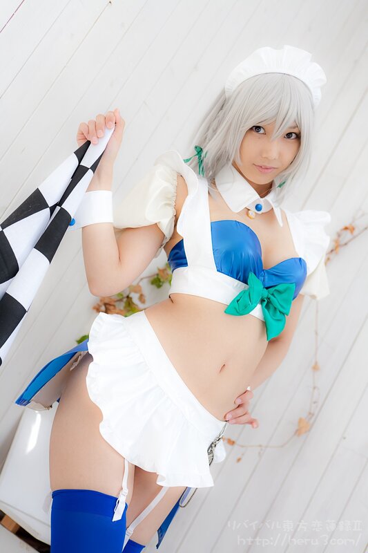 Cosplayer Holding Flag