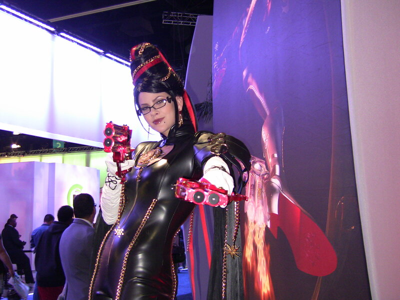 Cosplayer Holding Guns