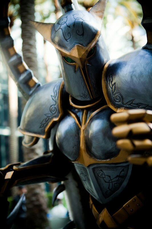 Cosplayer in Armor — Silver