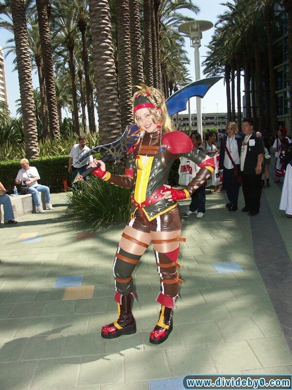 cosplayer in character costume