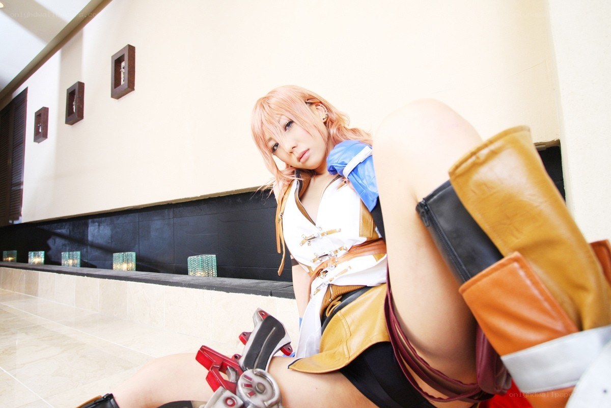 cosplayer in character outfit
