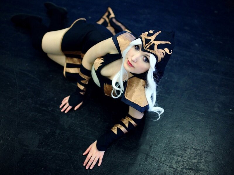 Cosplayer in Costume — Black