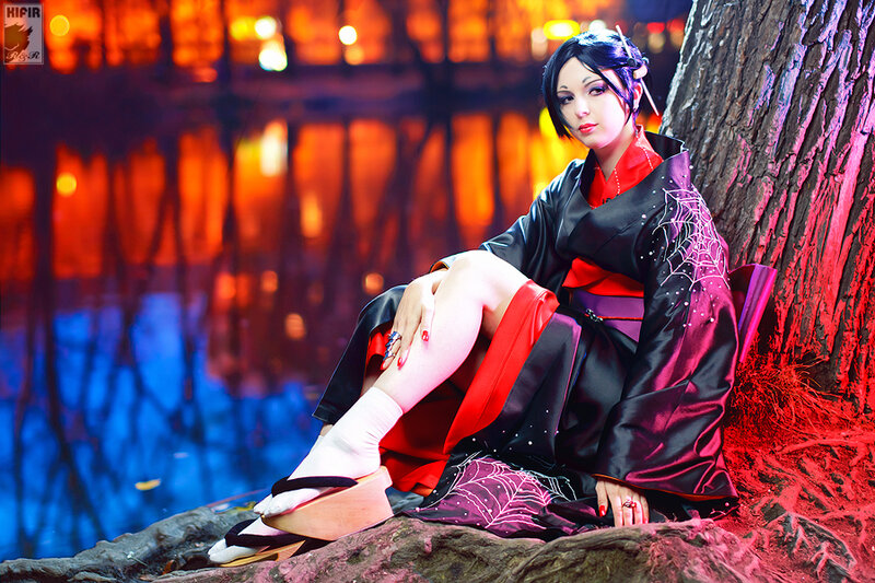 Cosplayer in Kimono