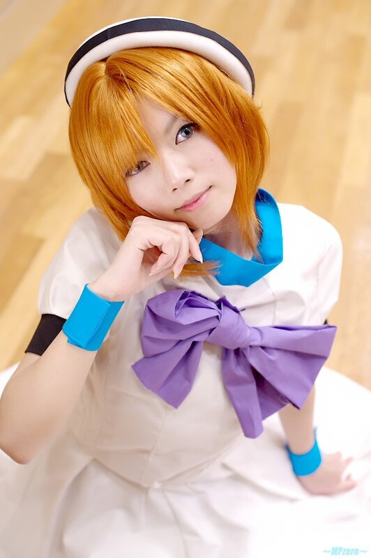 cosplayer in sailor outfit