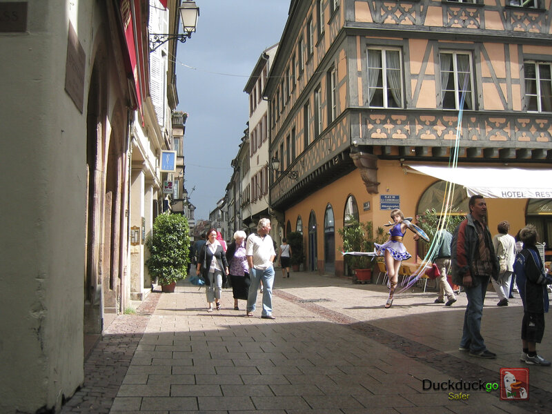 Cosplayer in Street