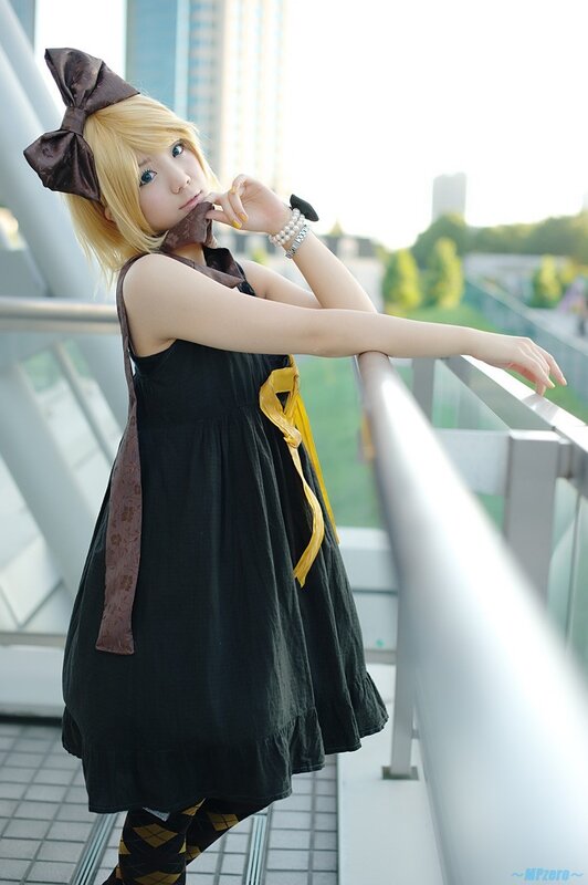 cosplayer on balcony