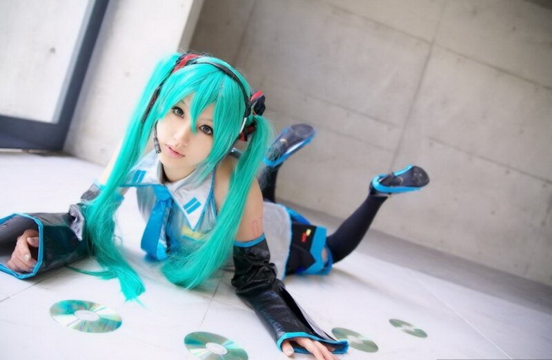 Cosplayer on the Floor