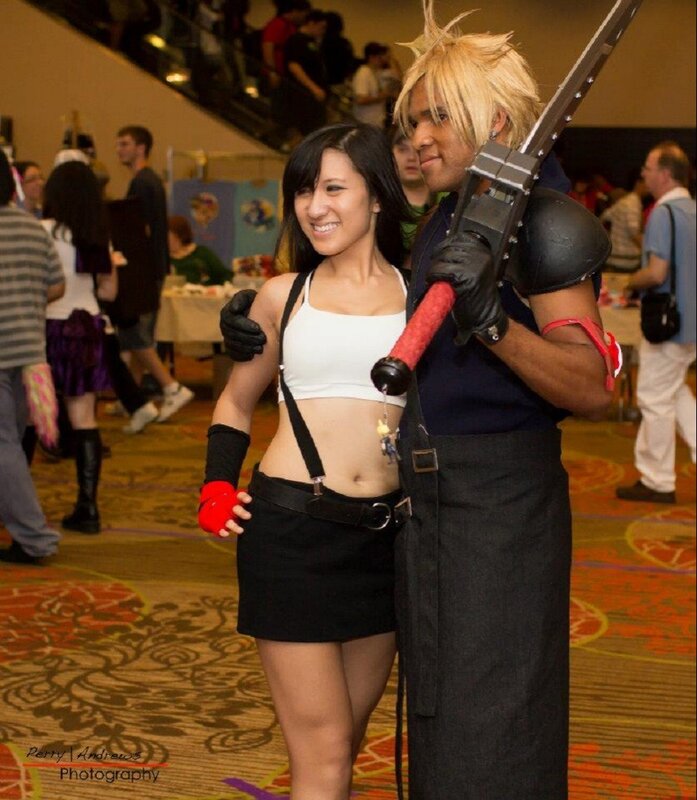 Cosplayers at Convention — Black, Lively, Photograph