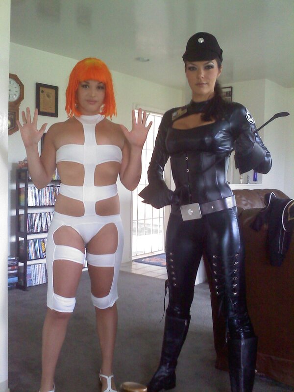 cosplayers in costume